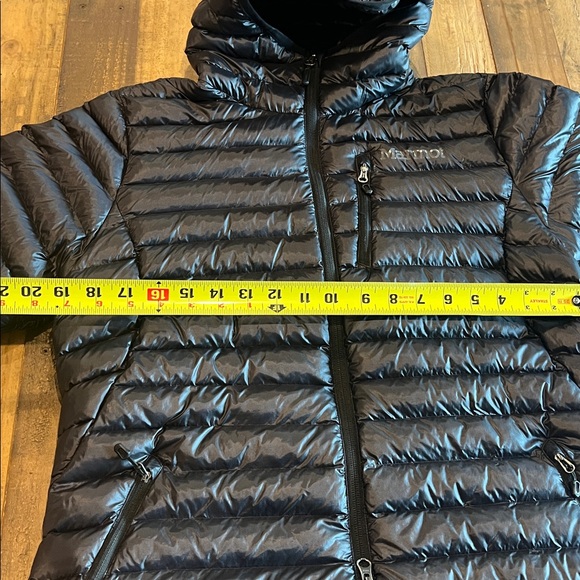 Marmot Echo Women’s EUC black jacket large $250 knee length CURRENT STYLE - Picture 6 of 12
